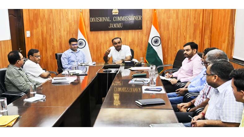Div Com Jammu reviews power supply status in Jammu Division