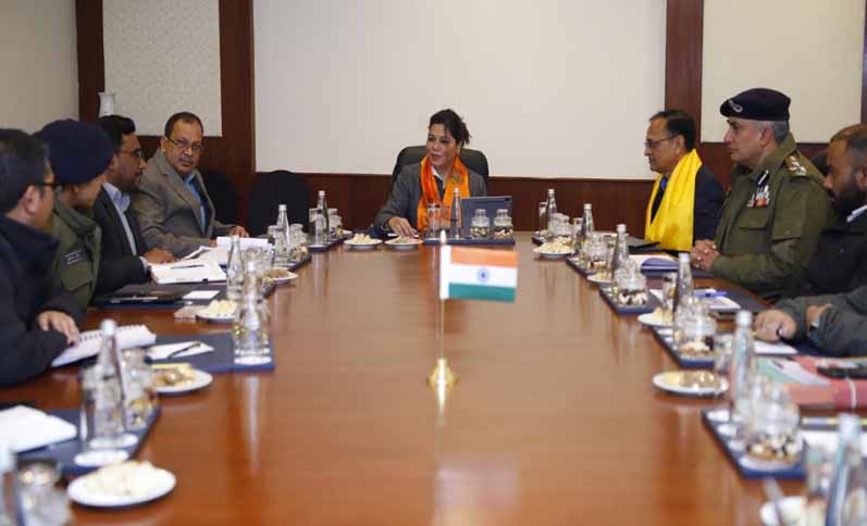Election Commission of India Team Reviews Election Preparedness at Leh