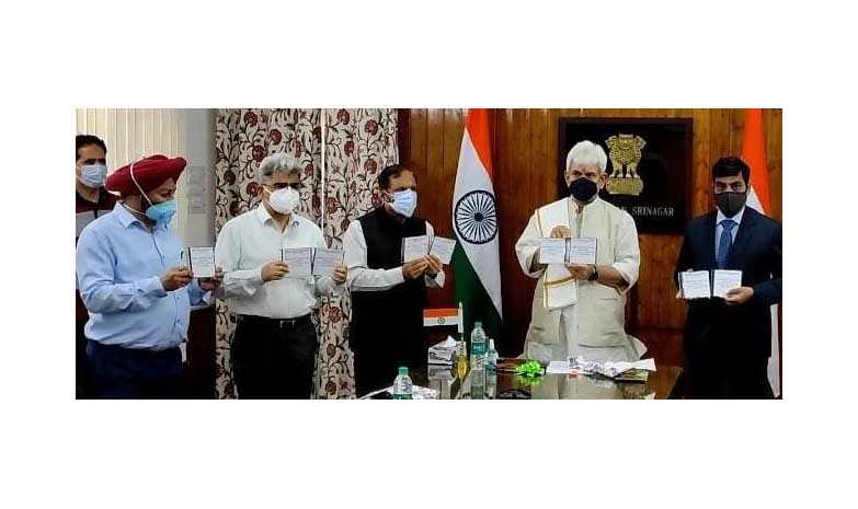  Lt Governor unveils the Videos on Yoga protocol in Dogri & Kashmiri