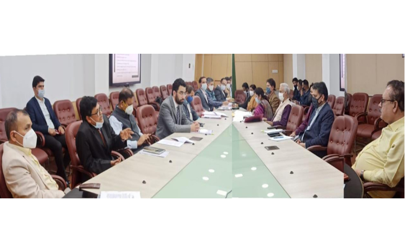 Principal Secretary to LG, Nitishwar Kumar discusses modalities to boost exports