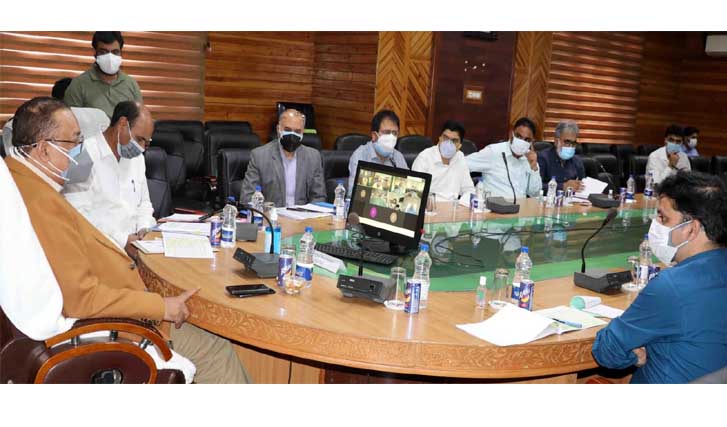 Navin chairs SLTC meet regarding finalization of scale of finance for JK crops