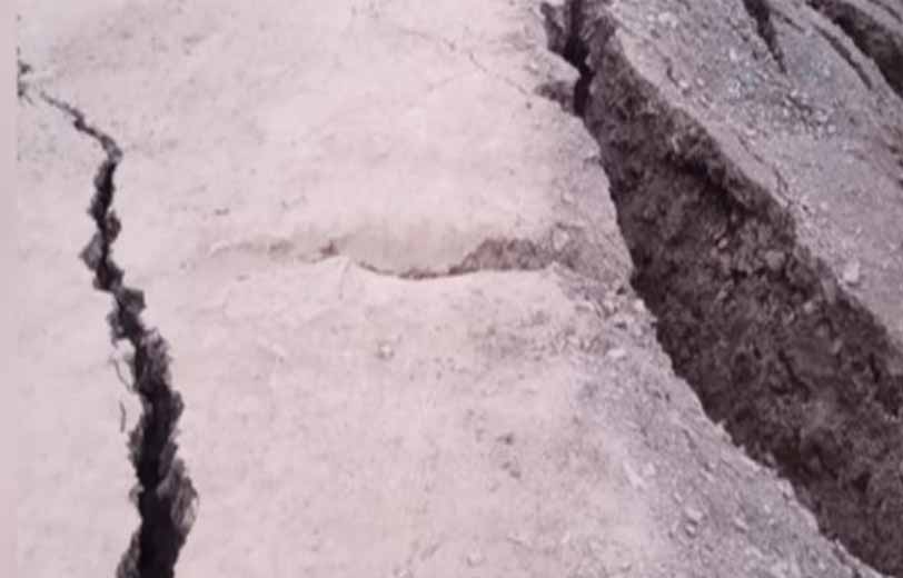 Land sinks in J-K's Ramban over 50 houses power infra damaged