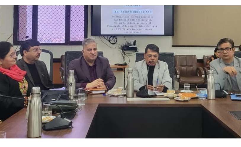 ACS Education holds meeting with College Principals of Jammu division