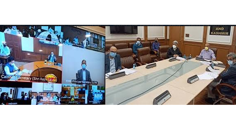 Cabinet Secretary reviews Public Health Response to COVID-19; Applauds efforts of J&K Govt. in augmenting Medical Infrastructure
