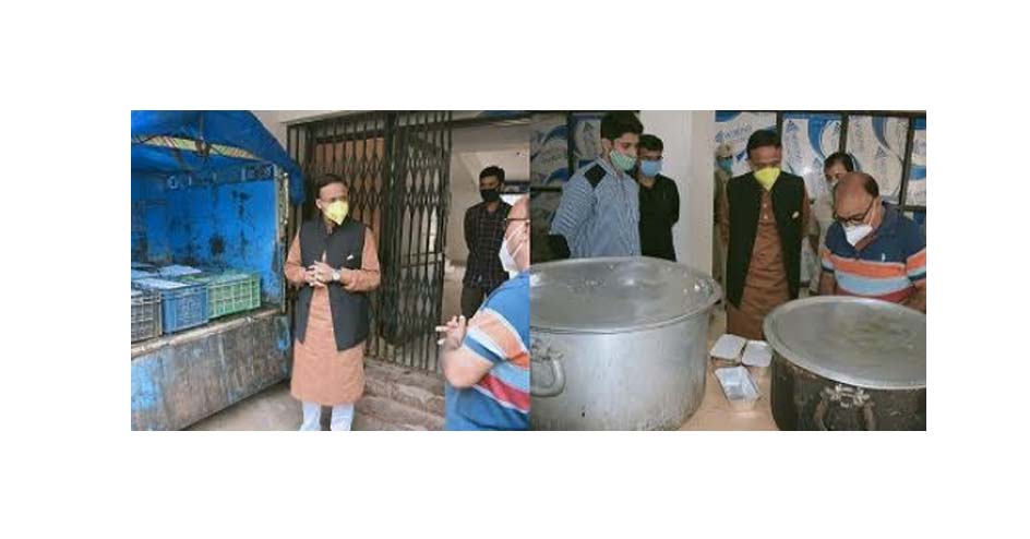 DDC visits district kitchen, Quarantine Centre Doda, inspects the functioning