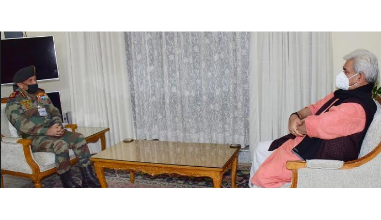 Chief of Defence Staff General Bipin Rawat calls on Lt Governor