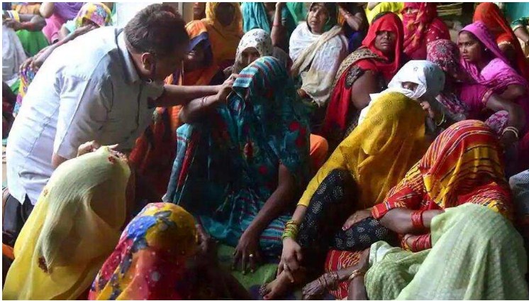 Hathras gang-rape victim’s kin say ‘couldn’t even see her face before cremation’
