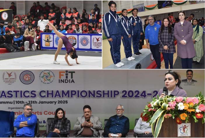 National Aerobic Gymnastics Championship concludes; J&K Emerges as 2nd Runner-Up