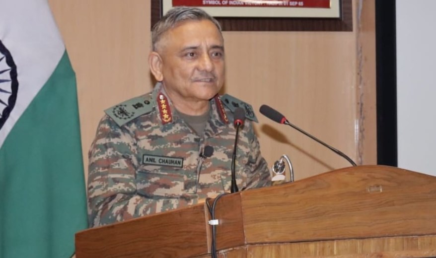 CDS Gen Anil Chauhan visits Jammu, holds security review
