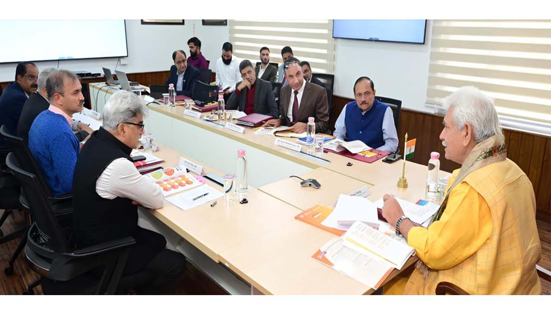 Lt Governor chairs 35th University Council Meeting of SKUAST Kashmir