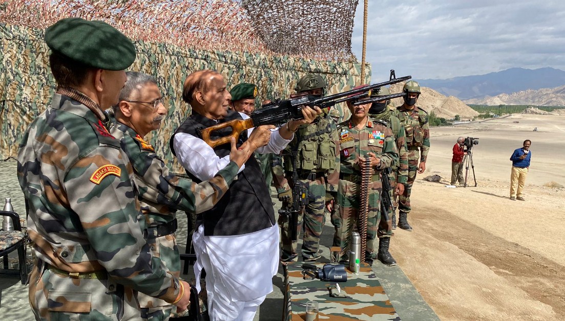 Defence Minister Rajnath Singh, CDS, Army Chief review security in Leh amid border row with China