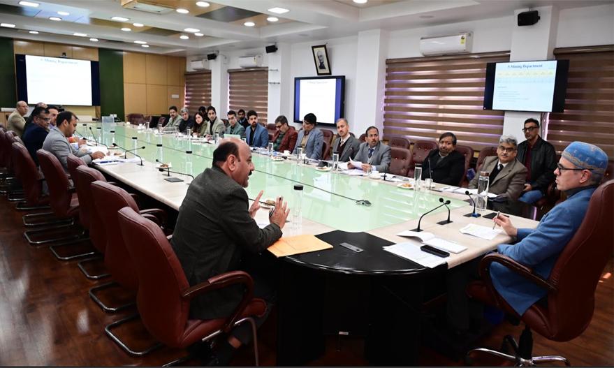 CM Omar Abdullah chairs pre-budget consultation meetings with key departments