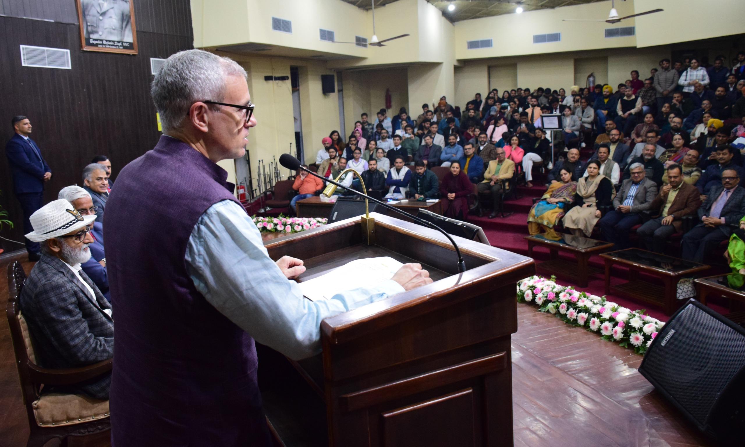 CM Omar Abdullah stresses on climate change awareness, highlights water crisis threat in J&K