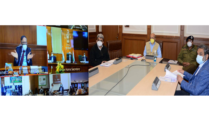Cabinet Secy reviews arrangements for COVID-19 vaccine roll-out in J&K