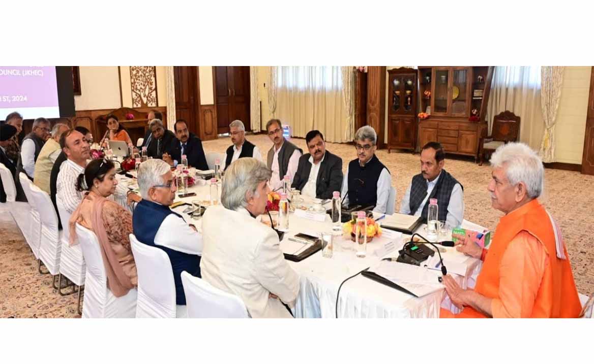 Lt Governor chairs Jammu and Kashmir Higher Education Council meeting