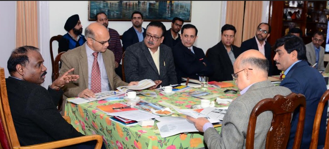 Lt. Governor orders identification of Land for industrial sectors while reviewing preparations  for J&K Global Investors’ Summit