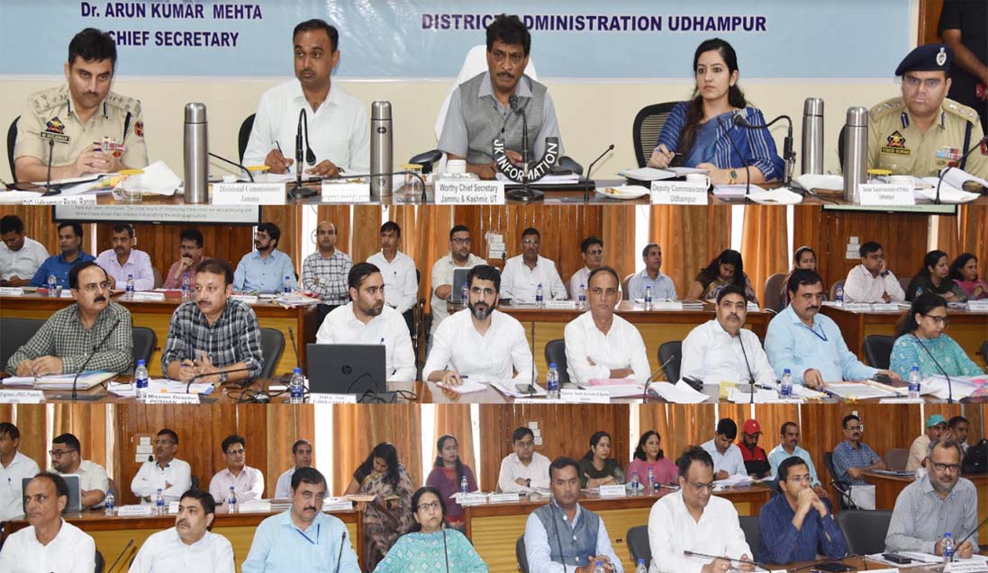 CS review Development scenario in Udhampur District