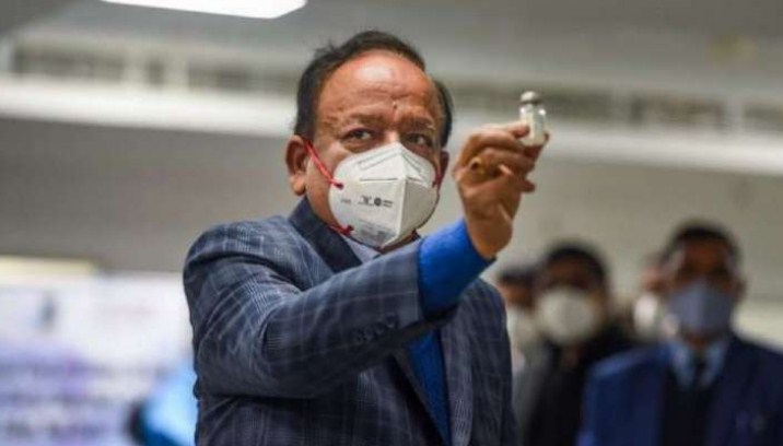 Health Minister Harsh Vardhan takes second dose of COVID-19 vaccine