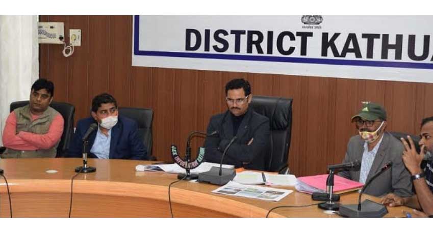 DC Kathua reviews land acquisition for Delhi- Katra Expressway