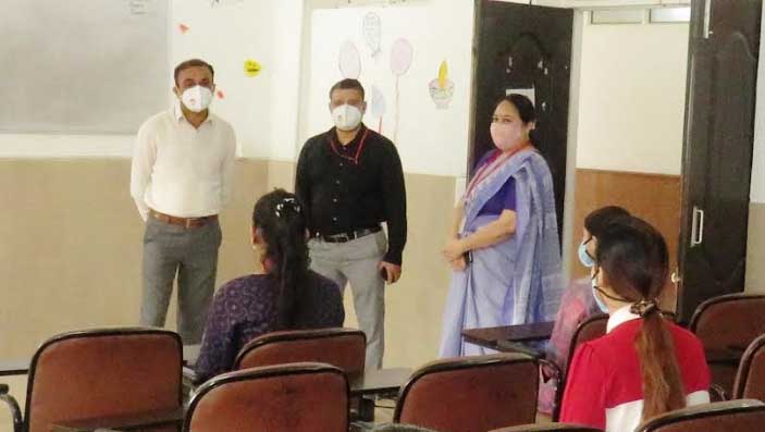 CEO, SMVDSB inspects Shri Mata Vaishno Devi College of Nursing, Kakryal