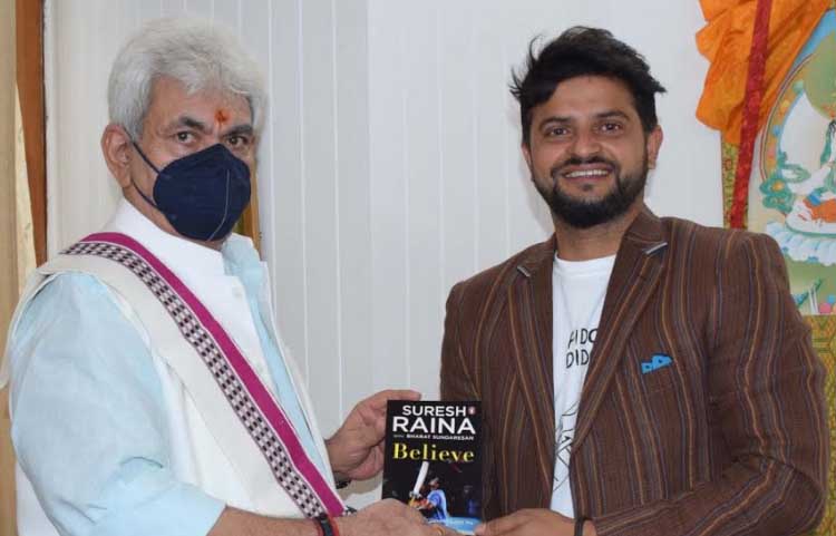 Cricketer Suresh Raina calls on Lt Governor