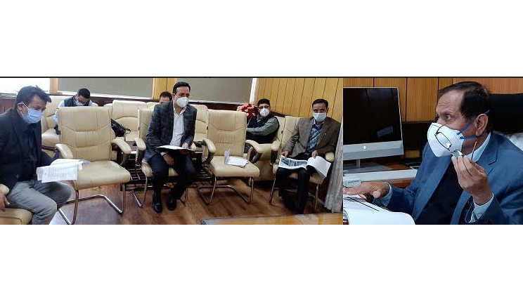 Advisor Bhatnagar reviews progress of works on CIIIT Jammu