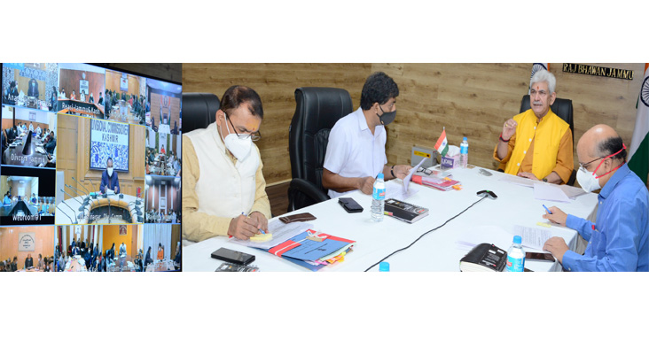 Lt Governor chairs meeting with all DCs, provides insights for effective formulation of District Development Plans