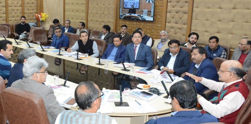 Chief Secretary reviews preparations for J&K Global Investors Summit-2020