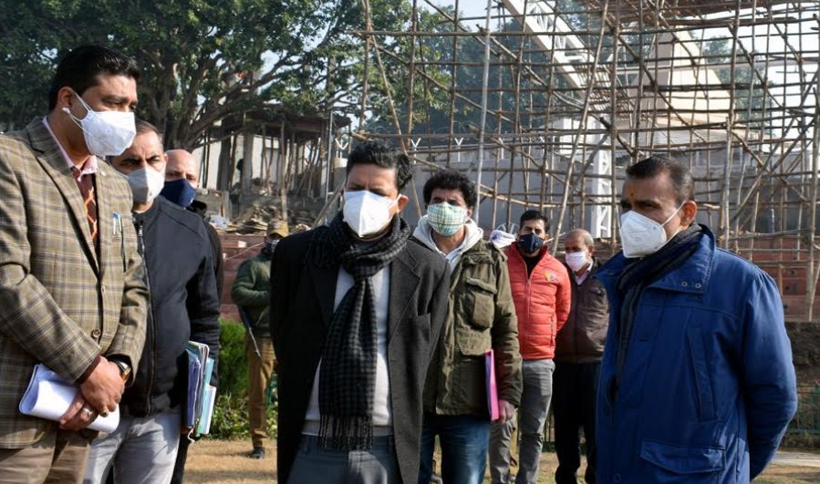 Principal Secretary to Lt Governor inspects Developmental projects across Jammu City