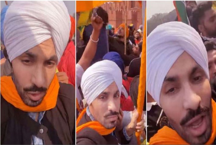 'Democratic right': Punjabi actor Deep Sidhu defends hoisting of union's flag at Red Fort