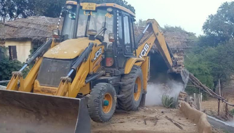 Anti Encroachment drive carried out at Samba, Illegal residential colony demolished