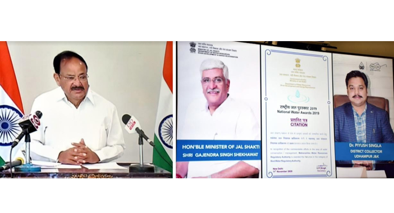 District Udhampur bags National Award in water conservation for Jeevika Project