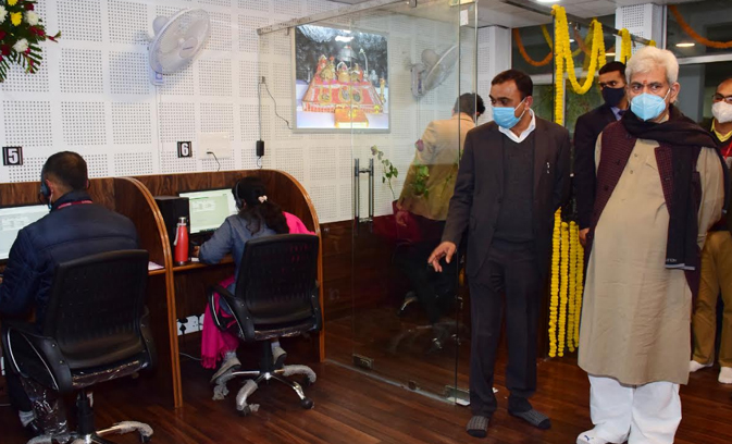 Lt Governor inaugurates Shri Mata Vaishno Devi Shrine Board's hi-tech Call Centre for devotees