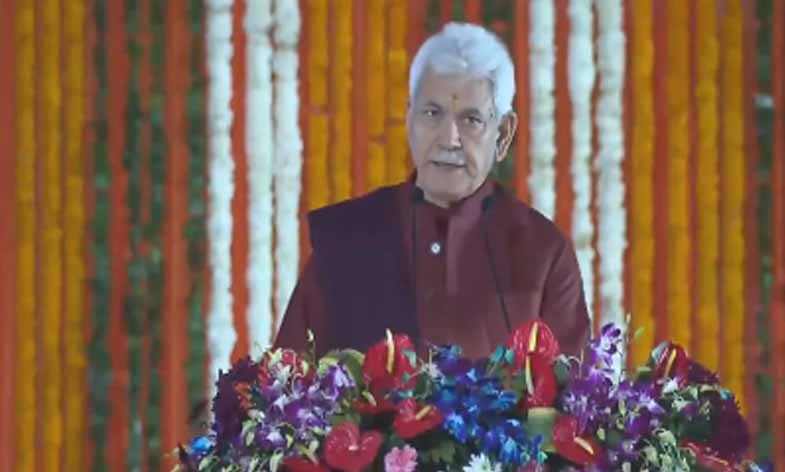 People now enjoying nightlife in Kashmir: LG Manoj Sinha