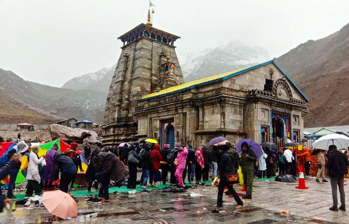 Uttarakhand: Kedarnath Dham Yatra stopped due to heavy rains