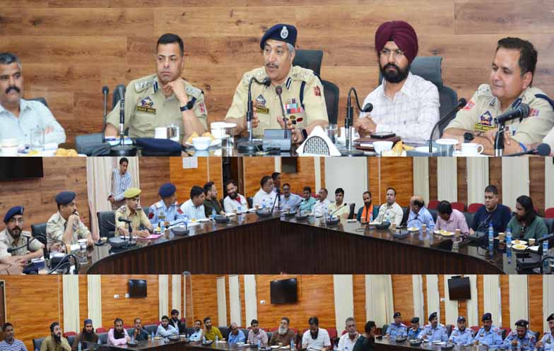 DIG traffic Jammu reviews implementation of road safety measures in Doda District
