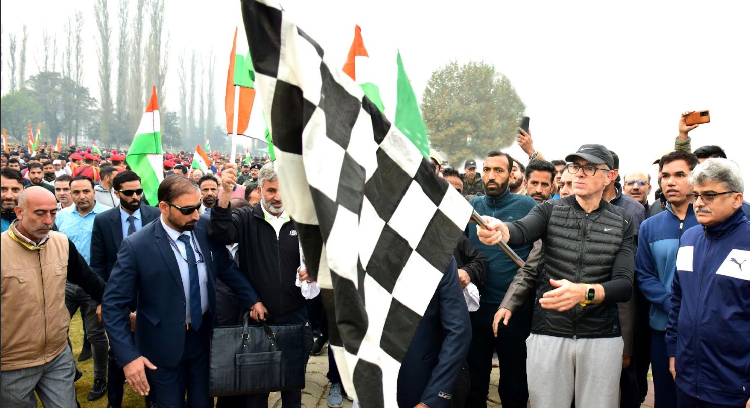 CM Omar flags off ‘Run for Unity’ from SKICC to celebrate National Unity Day