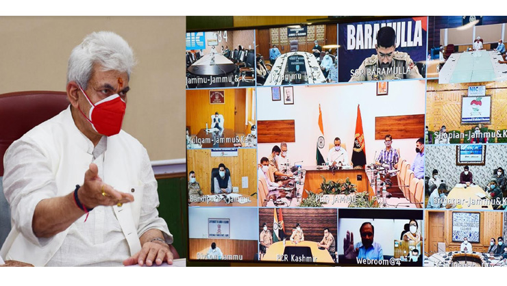 Lt Governor reviews District-level Covid control measures