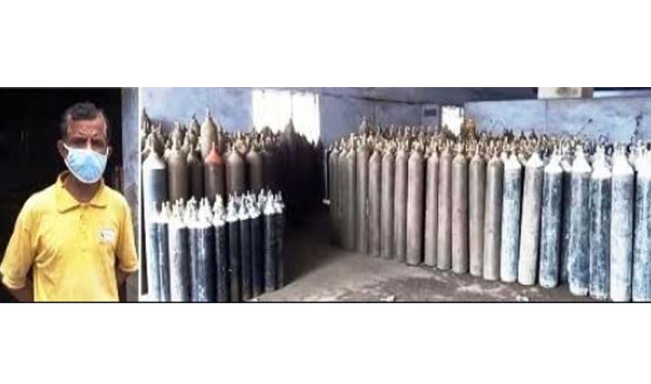 Workers at Bari Brahmana oxygen generation plant toil hard to keep supply going