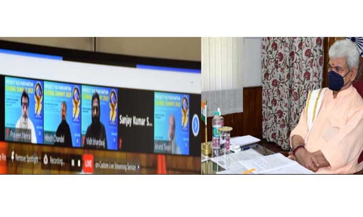Lt Governor addresses Project Yug Parivartan Global Summit-2021