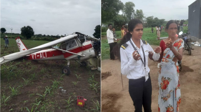 Maharashtra: Trainer aircraft crashes in Pune, woman pilot injured