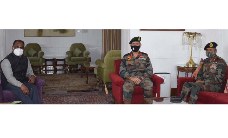 Army's Northern Command Chief meets Lt Governor