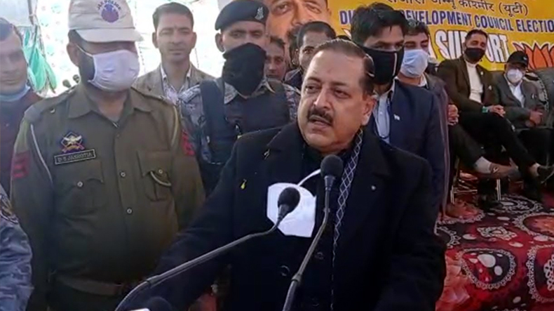 NC, PDP, Cong befooling people in name of autonomy: Jitendra Singh