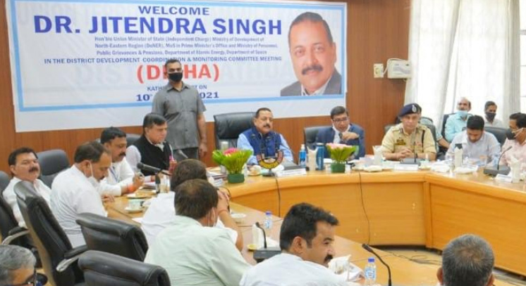 Dr Jitendra chairs DISHA meeting of Kathua district