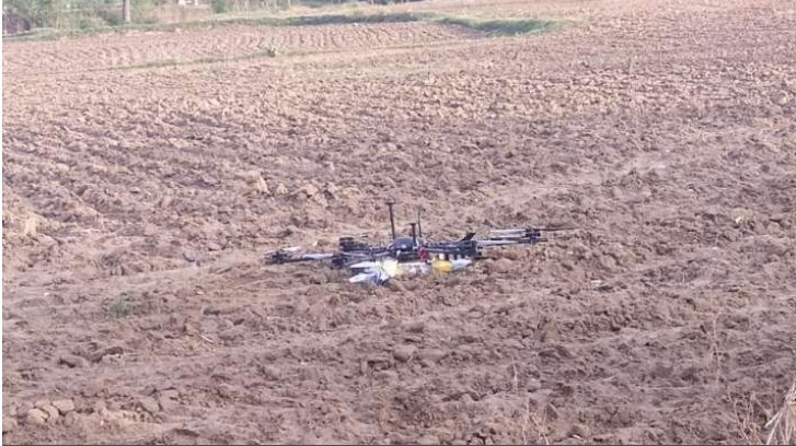 BSF shoots down Pakistani spy drone in Hiranagar sector of Jammu and Kashmir's Kathua; weapons, grenades recovered