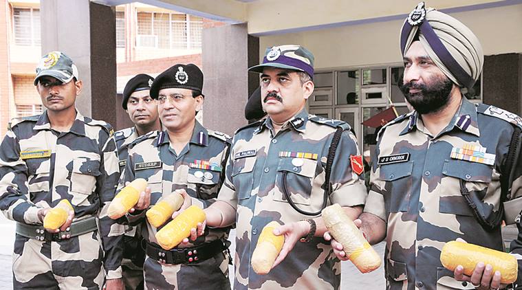 5 Kgs Heroin worth 25 crore recovered by BSF on Indo-Pak border