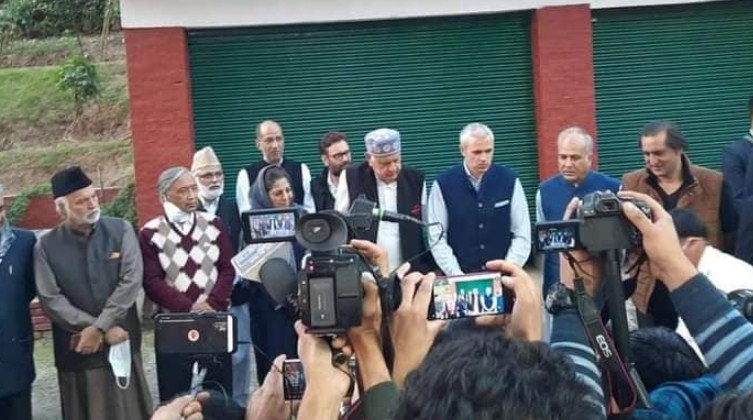 Gupkar Declaration signatories discussing future course of action on abrogation of Article 370