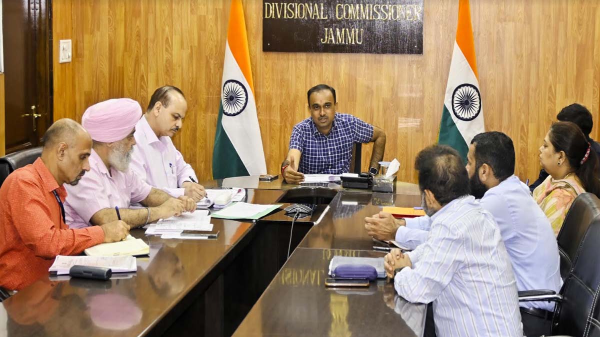 Div Com Jammu reviews preparedness, preventive measures for Dengue
