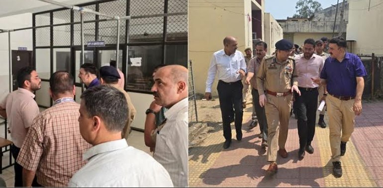 RO Jammu PC Sachin Kumar reviews preparations at Counting Centres