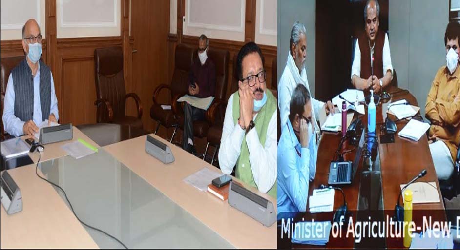 Advisor Sharma discusses Agri scenario with Union Minister